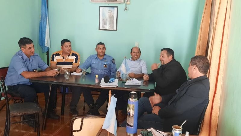 Concejales se reunieron con autoridades policiales de Capayán