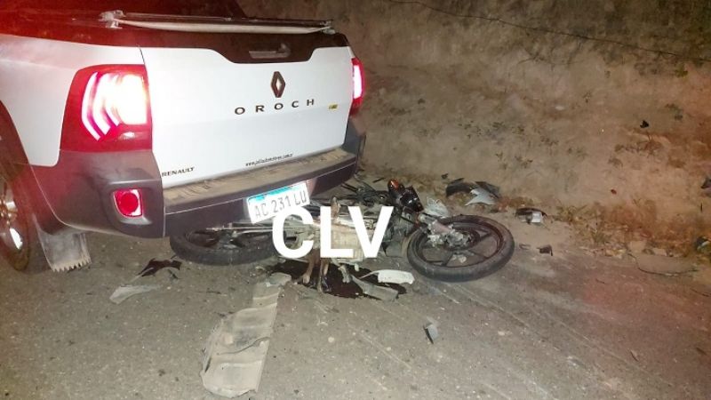 Violento choque en El Bolsón