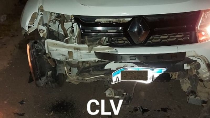 Violento choque en El Bolsón