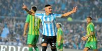 CARLOS ALCARAZ, de apenas 19 años, hizo dos goles para en la goleada de Racing a Aldosivi.