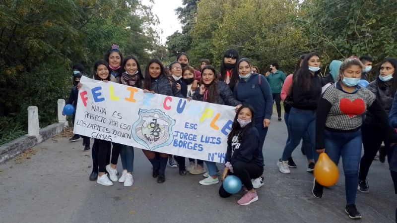 La Escuela Sec. N° 44 “Jorge Luis Borges” celebró sus 32 años de existencia