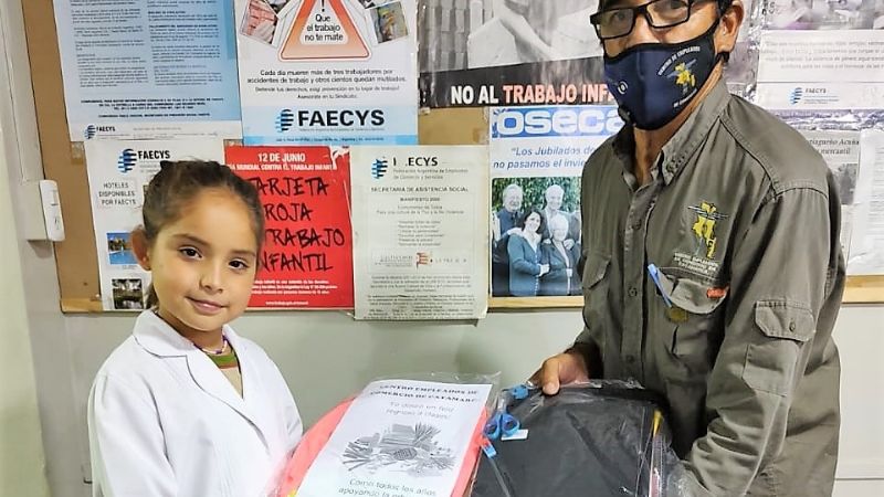 Finalizó la entrega de bolsones para empleados de Comercio