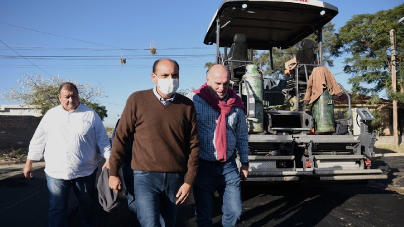 Avanzan las obras de pavimentación en el barrio 48 viviendas