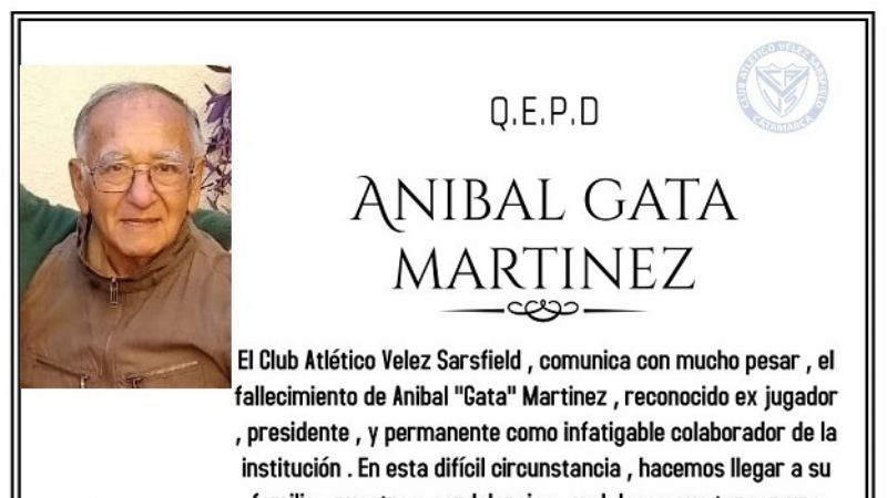 Pesar en el deporte por el fallecimiento del "Gata” Martínez