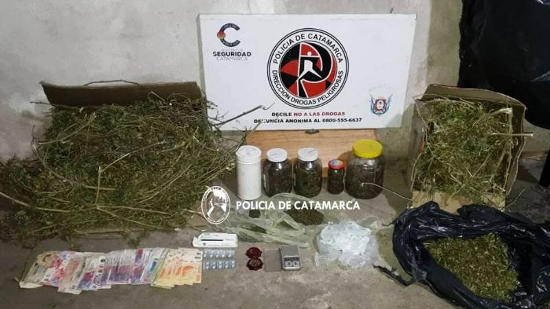 Tras Allanamiento, secuestran droga y detienen a una persona