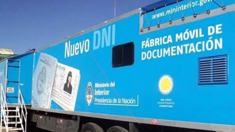 La “Fabrica de DNI” se instalará en la Fiesta del Poncho
