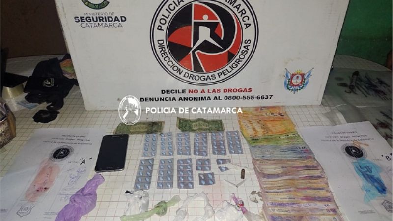 Secuestran droga y un detenido en un allanamiento