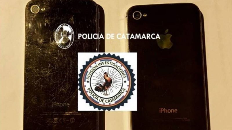 Recuperan dos celulares