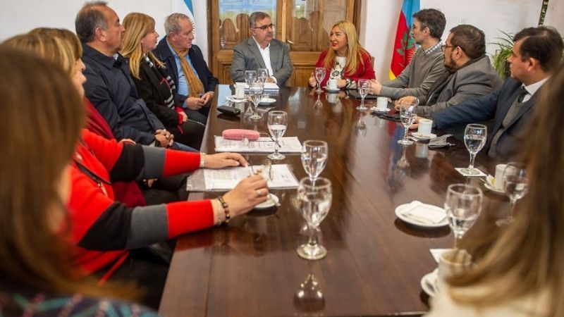 Jalil recibió a la presidenta de la Federación Argentina de la Magistratura