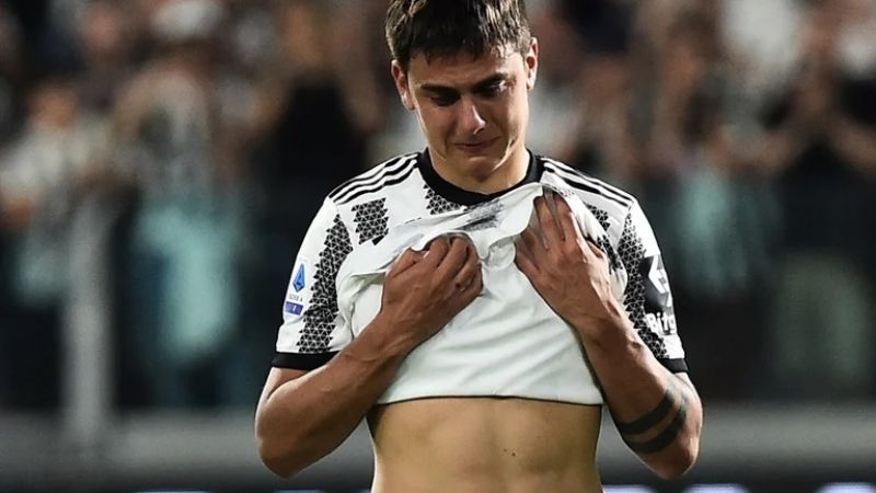 Paulo Dybala se despidió llorando de la Juventus