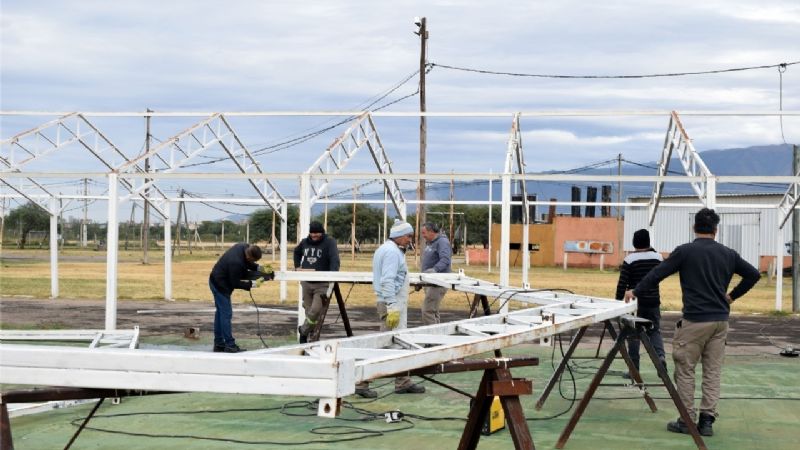 Avanzan los trabajos en el Predio Ferial