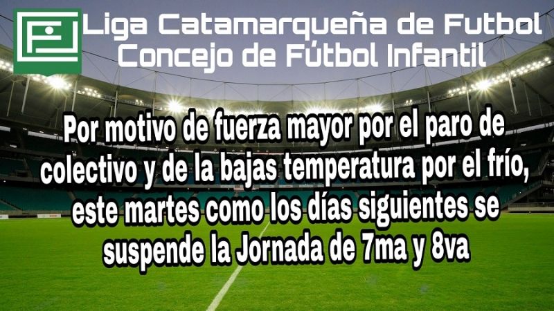 Sin actividad en 7ma. y 8va. divisiones en la Capital