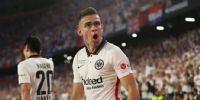 BORRÉ fue decisivo en el Frakfurt para la obtención de la Copa de Europa.