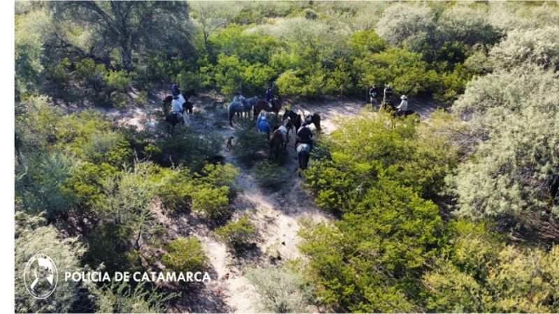 Salió a realizar tareas de campo y se perdió