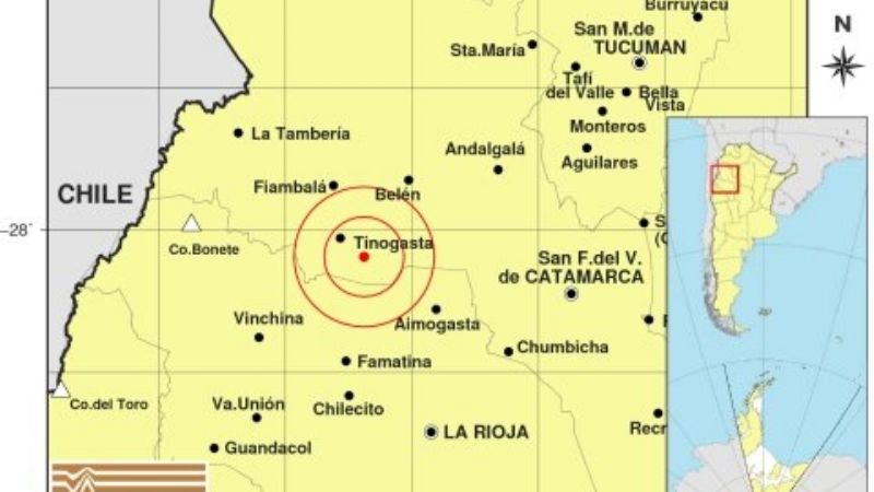 Se registró un temblor en el Oeste