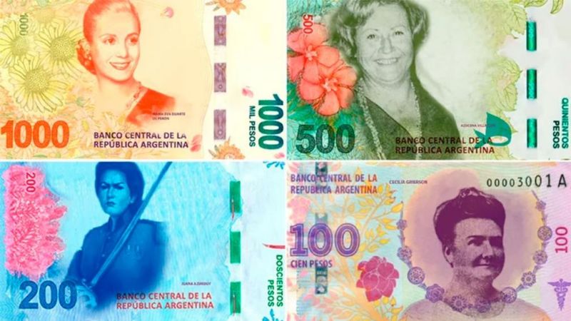 Reemplazarán los animales en los billetes por otros con perspectiva de género
