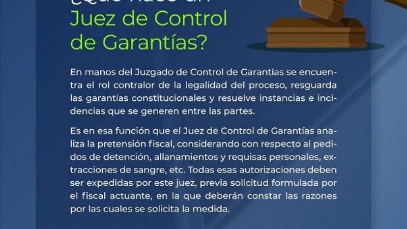 Entrevista a postulantes para juez de Control de Garantías