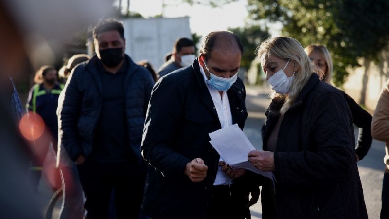 Comenzó la instalación de nuevas luminarias en el Barrio Eva Perón