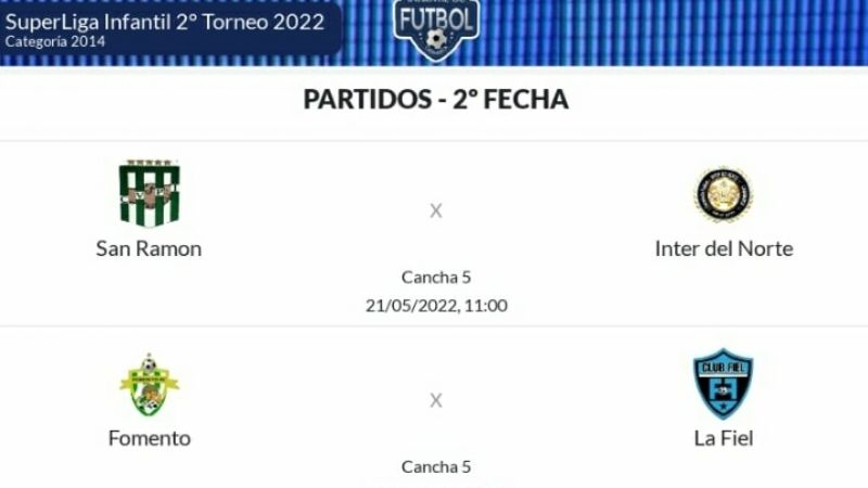 Se juega la Superliga Infantil de Fútbol en Catamarca