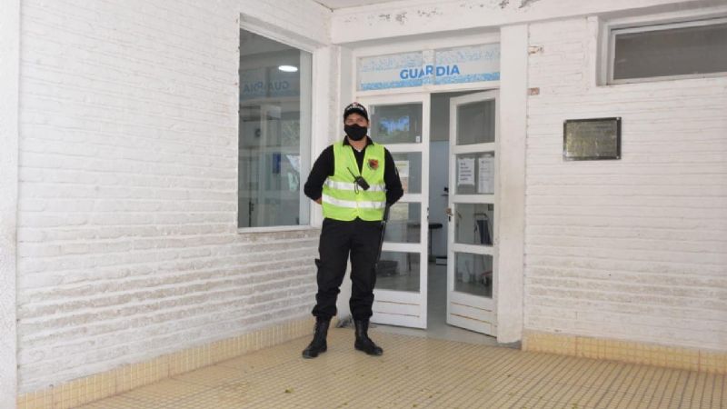 El municipio santamariano colabora con la seguridad de hospital