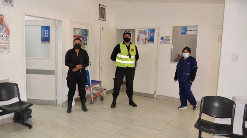 El municipio santamariano colabora con la seguridad de hospital