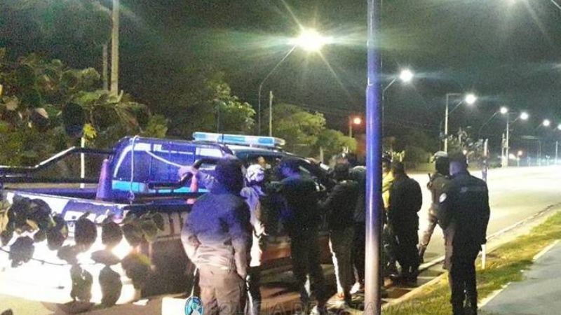 Ataque piraña en la Avenida Bicentenario