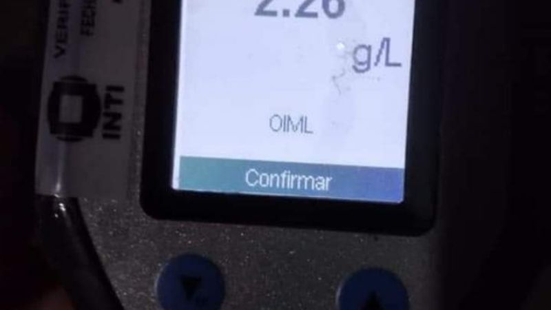 Detuvieron a un automovilista que  manejaba en estado de ebriedad en Valle Viejo