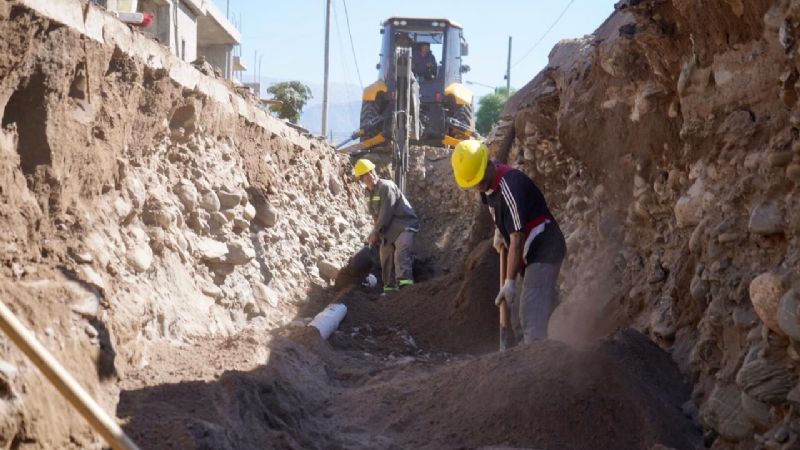 Saneamiento en Barrio San Antonio Sur