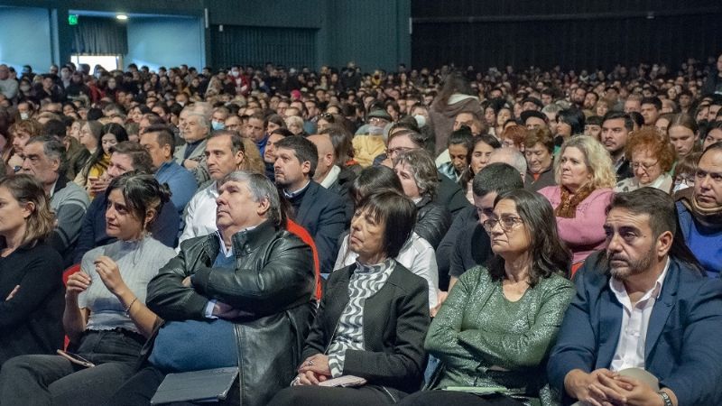 Corpacci en un encuentro del Peronismo en Mendoza