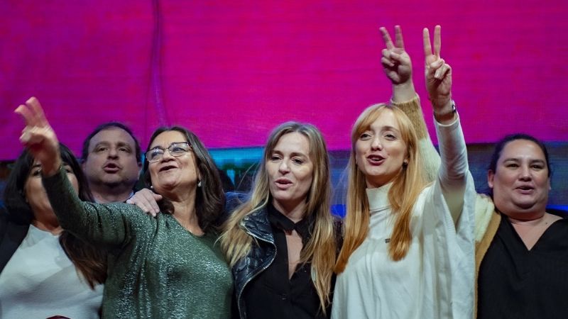 Corpacci en un encuentro del Peronismo en Mendoza