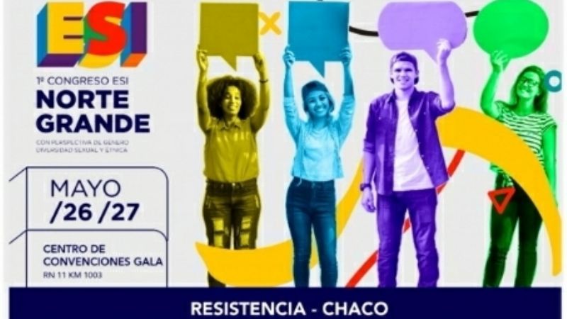 Chaco, sede del primer Congreso del Norte Grande sobre Educación Sexual Integral