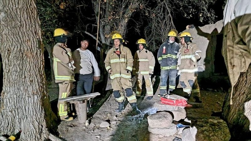 Se desplomó el techo de una precaria vivienda