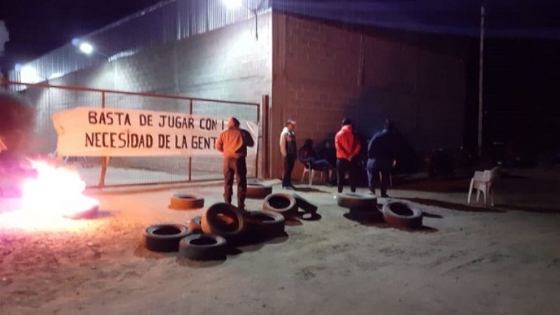 Paro y protestas en Recreo