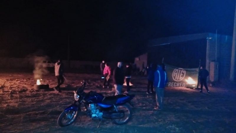 Paro y protestas en Recreo