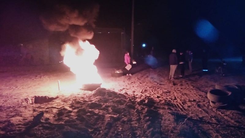 Paro y protestas en Recreo