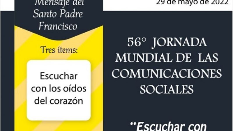 Se celebra la 56° Jornada Mundial de las Comunicaciones Sociales