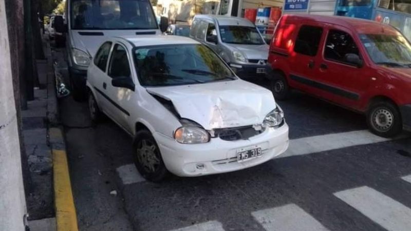 Accidente en Avenidas Belgrano y Virgen del Valle