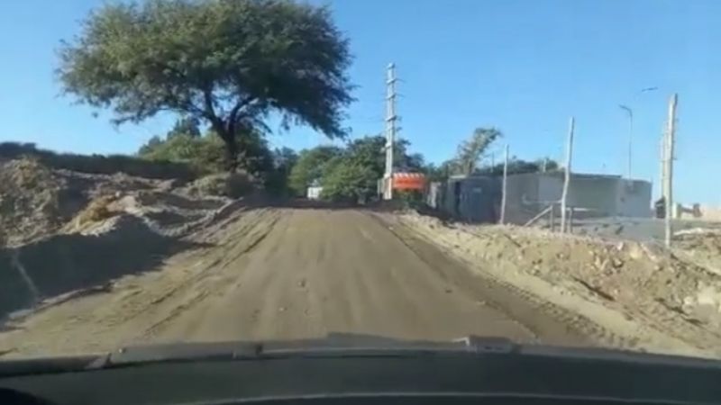 Se habilitó un puente provisorio en el Camino de la Virgen