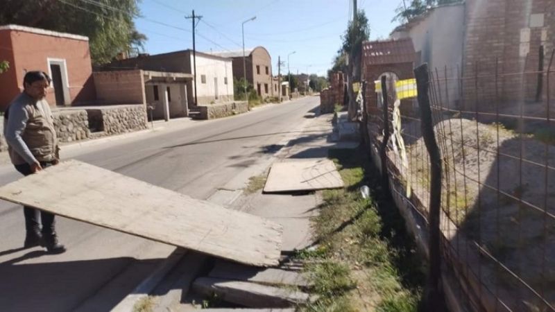 Obras en el canal de avenida Las Américas