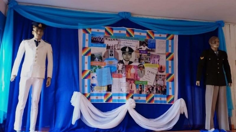 Acto homenaje el cabo Edmundo Marcial