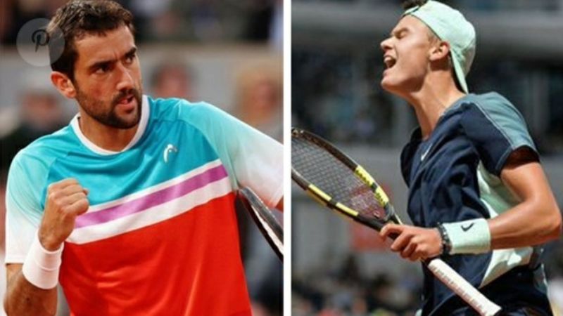 Batacazos: el croata Cilic y el danés Rune vencieron al ruso Medvedev y al griego Tsisipas