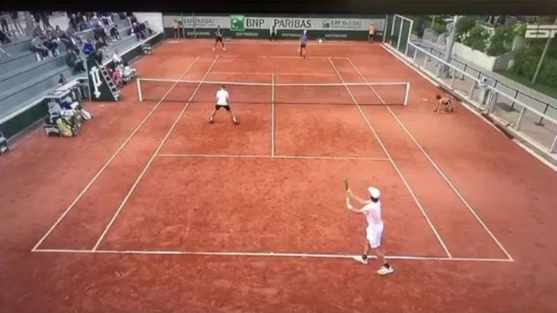 La Serna perdió en el dobles y quedó eliminado del Roland Garros Junior