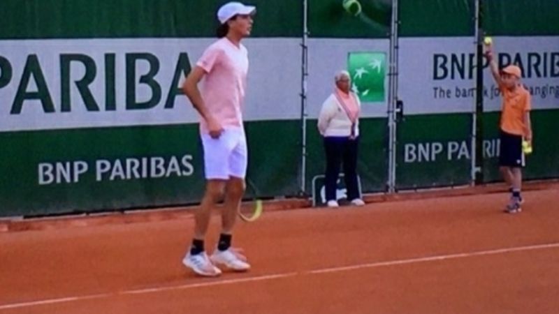 La Serna perdió en el dobles y quedó eliminado del Roland Garros Junior