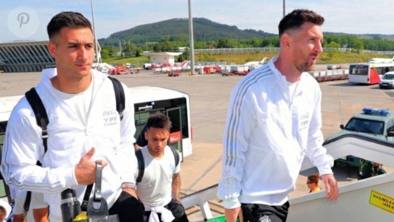 Argentina ya está en Londres para la "Finalissima" frente a Italia