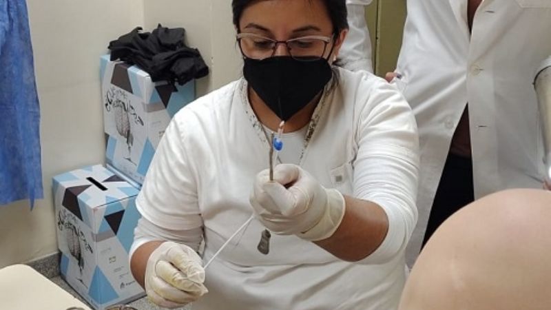 Operativo de colocación de DIU en Villa Dolores