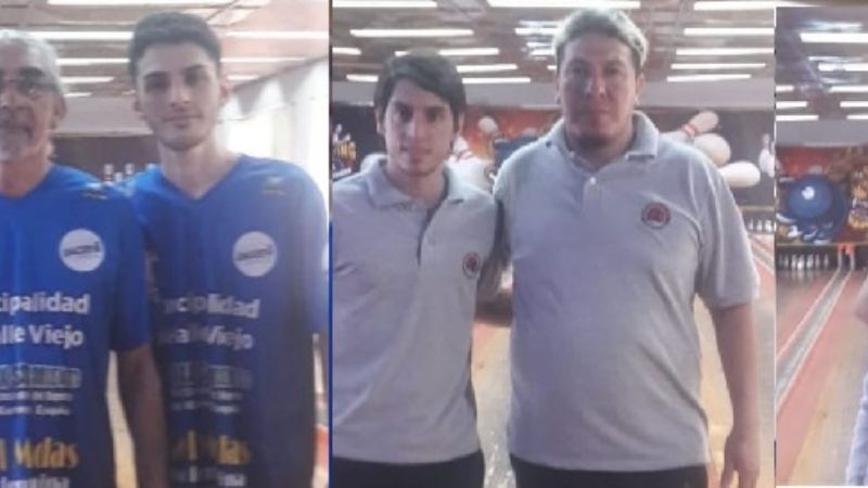 "Nene" Reinoso y "Chulo" Leguizamón ganaron la 2da del Anual de Bowling