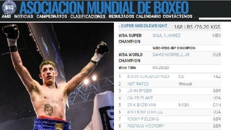 “Pacman” Corzo, 13ro. en el ranking Supermediano AMB