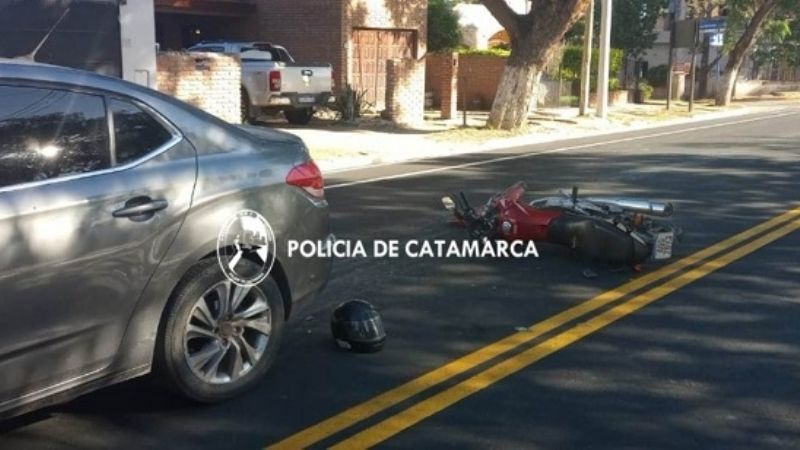 Choque en avenida Presidente Castillo