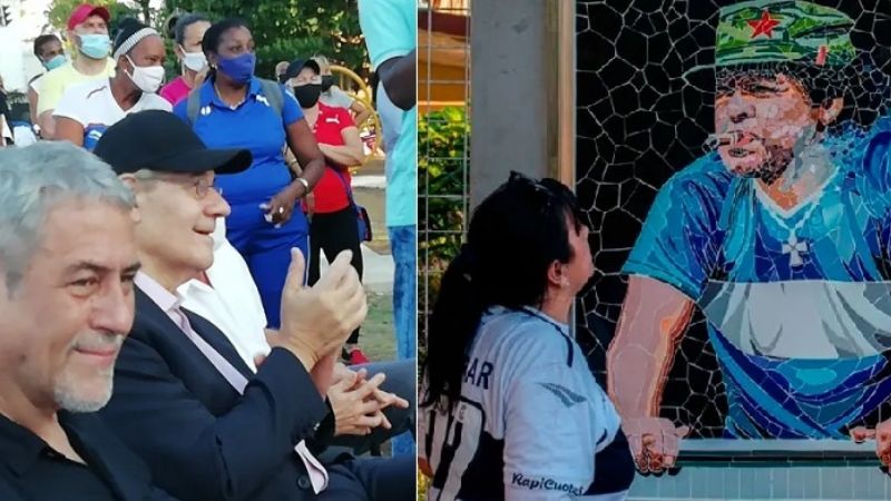 Una cancha de fútbol en Cuba se llama “Diego Maradona”