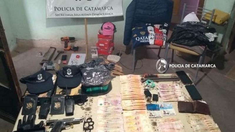 Esclarecen ilícito en Belén y aprehenden a peligroso delincuente